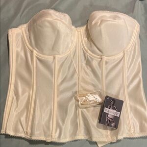 Dominique Cream Bustier Bra
